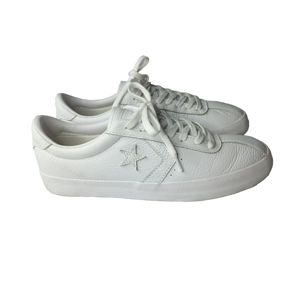 Converse Breakpoint Ox 157801C White Leather Shoes Women's Size 9 Medium